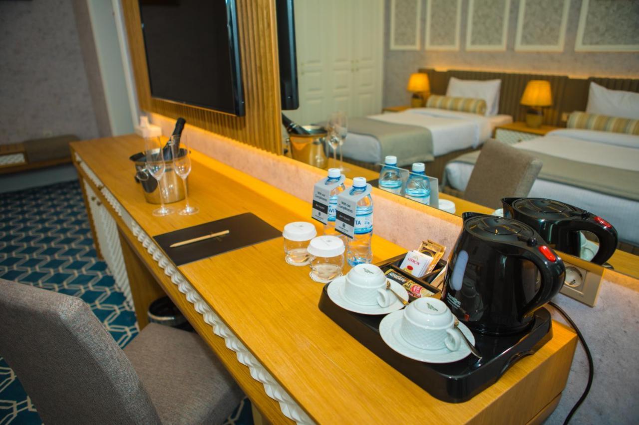 Promenade Hotel Baku Exterior photo A hotel room with a Nespresso machine